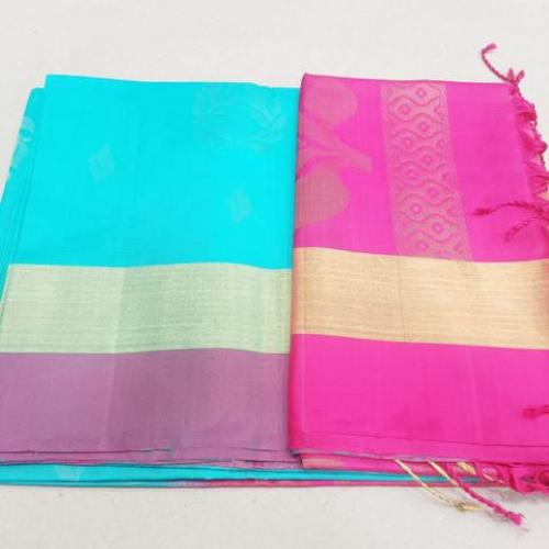 SOFT SILK SAREE WITH BLOUSE
